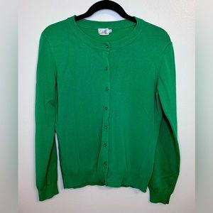 Cielo Kelly Green Long Sleeve Cardigan/Sweater Women’s Size XL